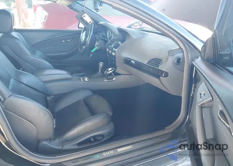 2005 BMW 645Ci из США, поврежденный, VIN WBAEK73415B323831